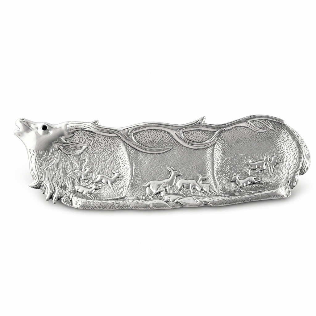Arthur Court Antler Elk Herd Oblong Tray