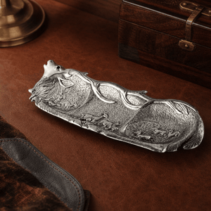 Arthur Court Antler Elk Herd Oblong Tray