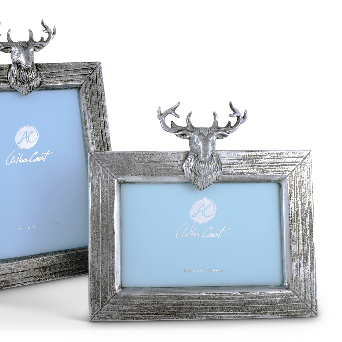 Arthur Court Antler Elk Mount Photo Frame