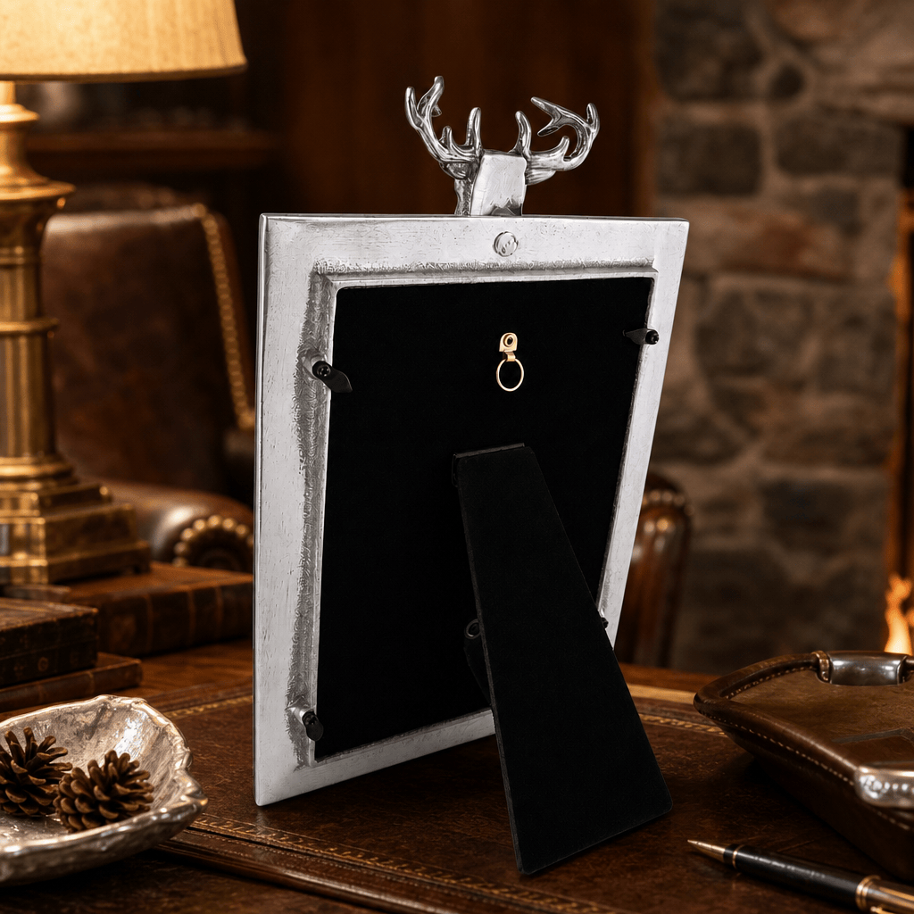 Arthur Court Antler Elk Mount Photo Frame