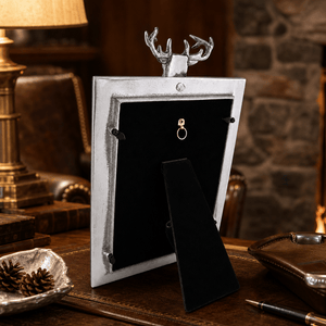 Arthur Court Antler Elk Mount Photo Frame