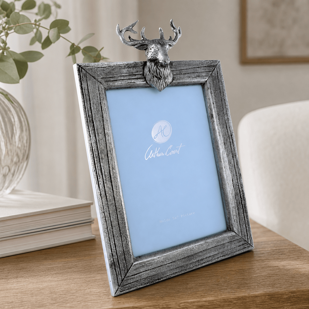 Arthur Court Antler Elk Mount Photo Frame
