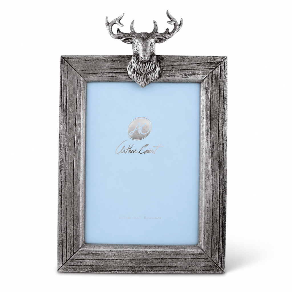 Arthur Court Antler Elk Mount Photo Frame