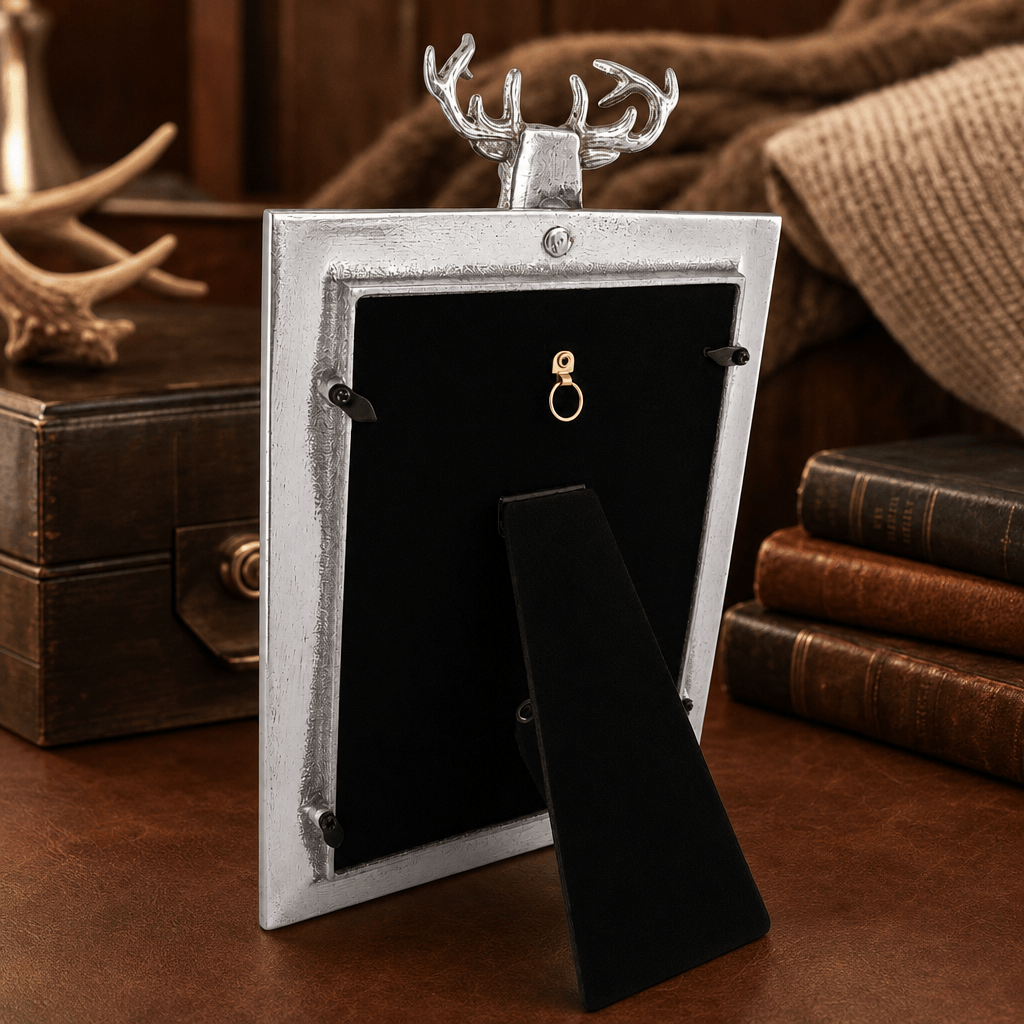 Arthur Court Antler Elk Mount Photo Frame