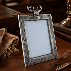Arthur Court Antler Elk Mount Photo Frame