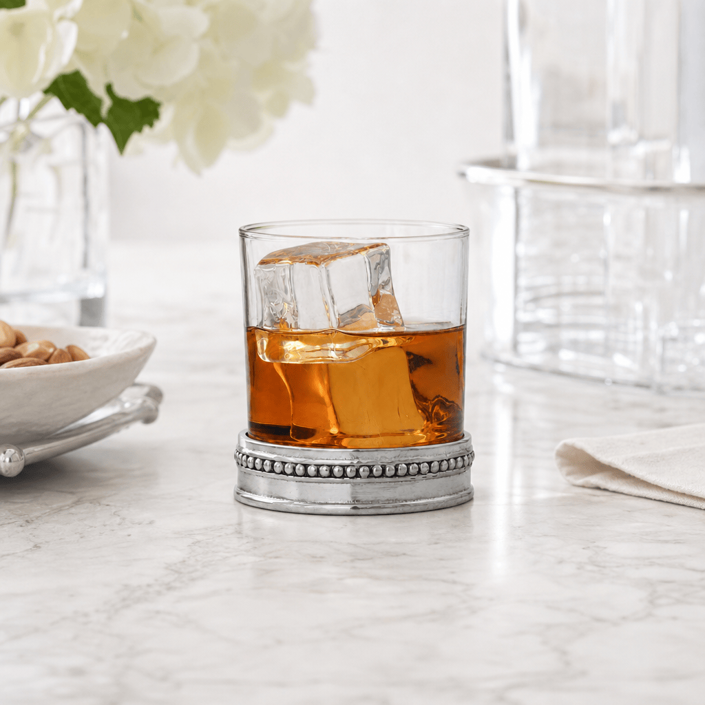 Arthur Court Bar Glasses Beaded Bar Glasses Set of 4