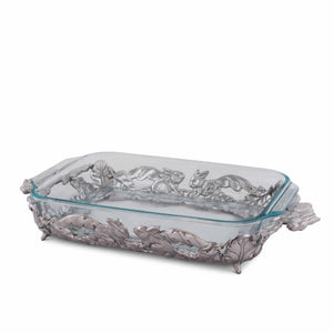 Arthur Court Bunny Bunny 3-Qt Casserole W/Pyrex