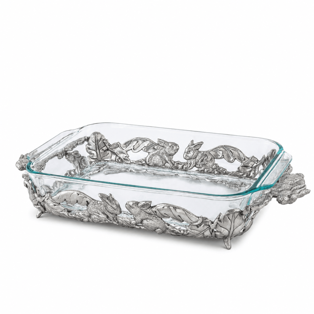 Arthur Court Bunny Bunny 3-Qt Casserole W/Pyrex