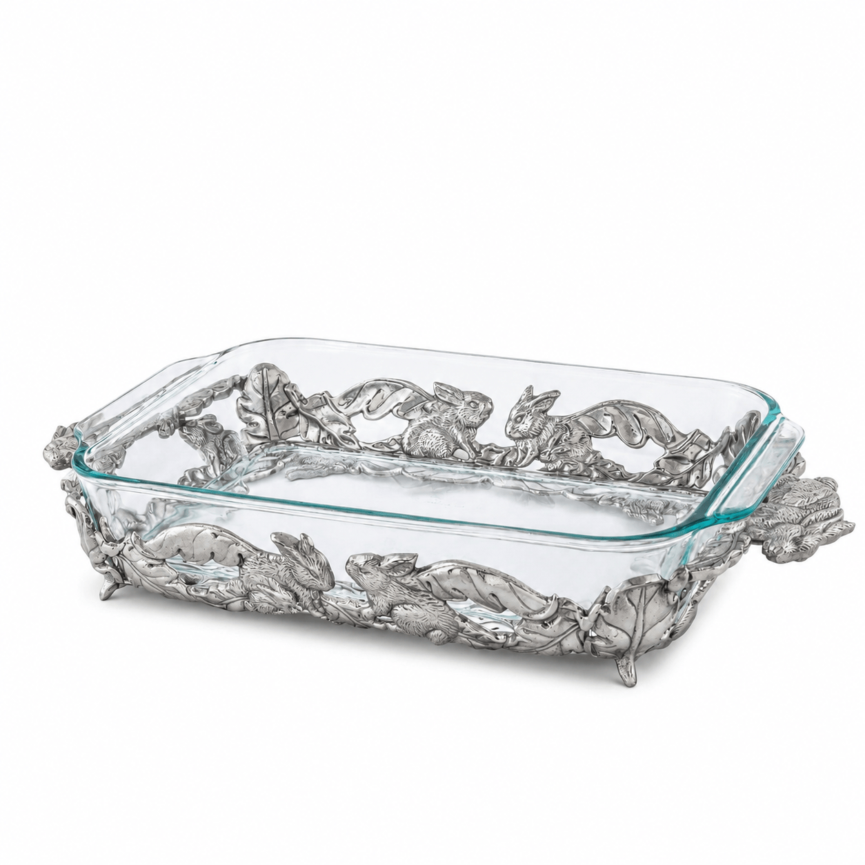 Arthur Court Bunny Bunny 3-Qt Casserole W/Pyrex