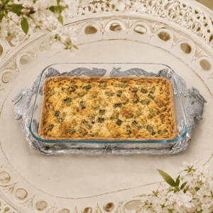 Arthur Court Bunny Bunny 3-Qt Casserole W/Pyrex
