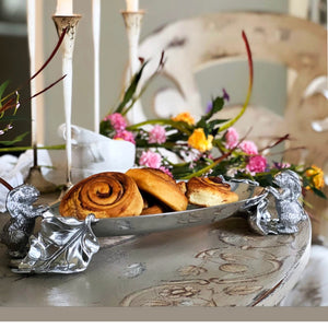 Arthur Court Bunny Bunny Centerpiece Tray