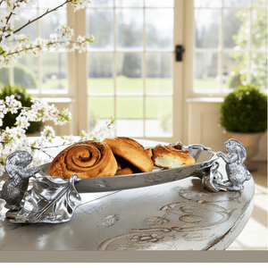 Arthur Court Bunny Bunny Centerpiece Tray