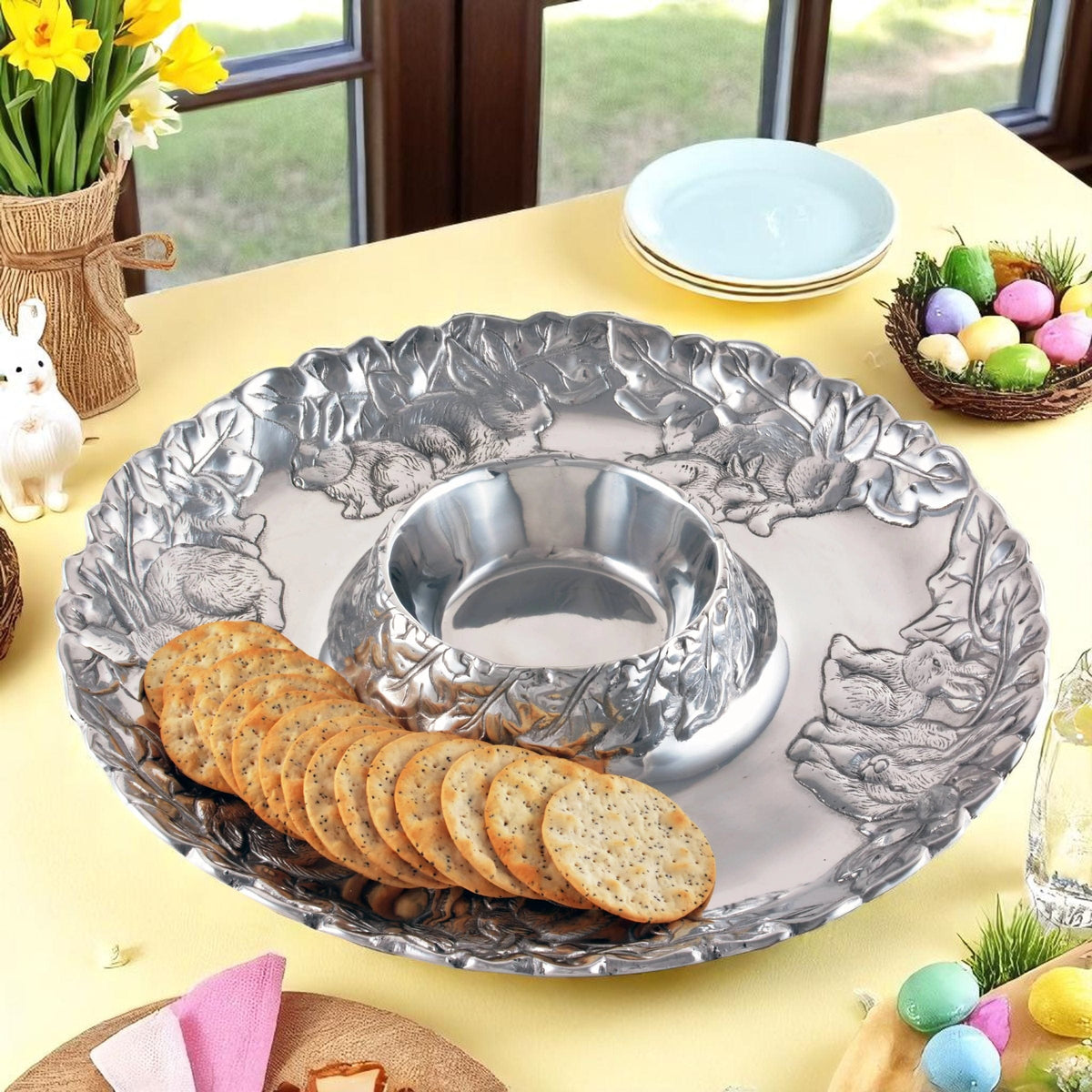 Arthur Court Bunny Bunny Chip and Dip