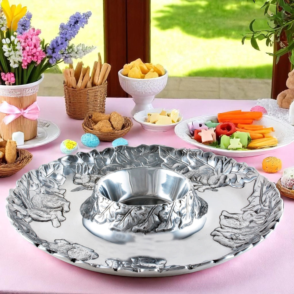 Arthur Court Bunny Bunny Chip and Dip