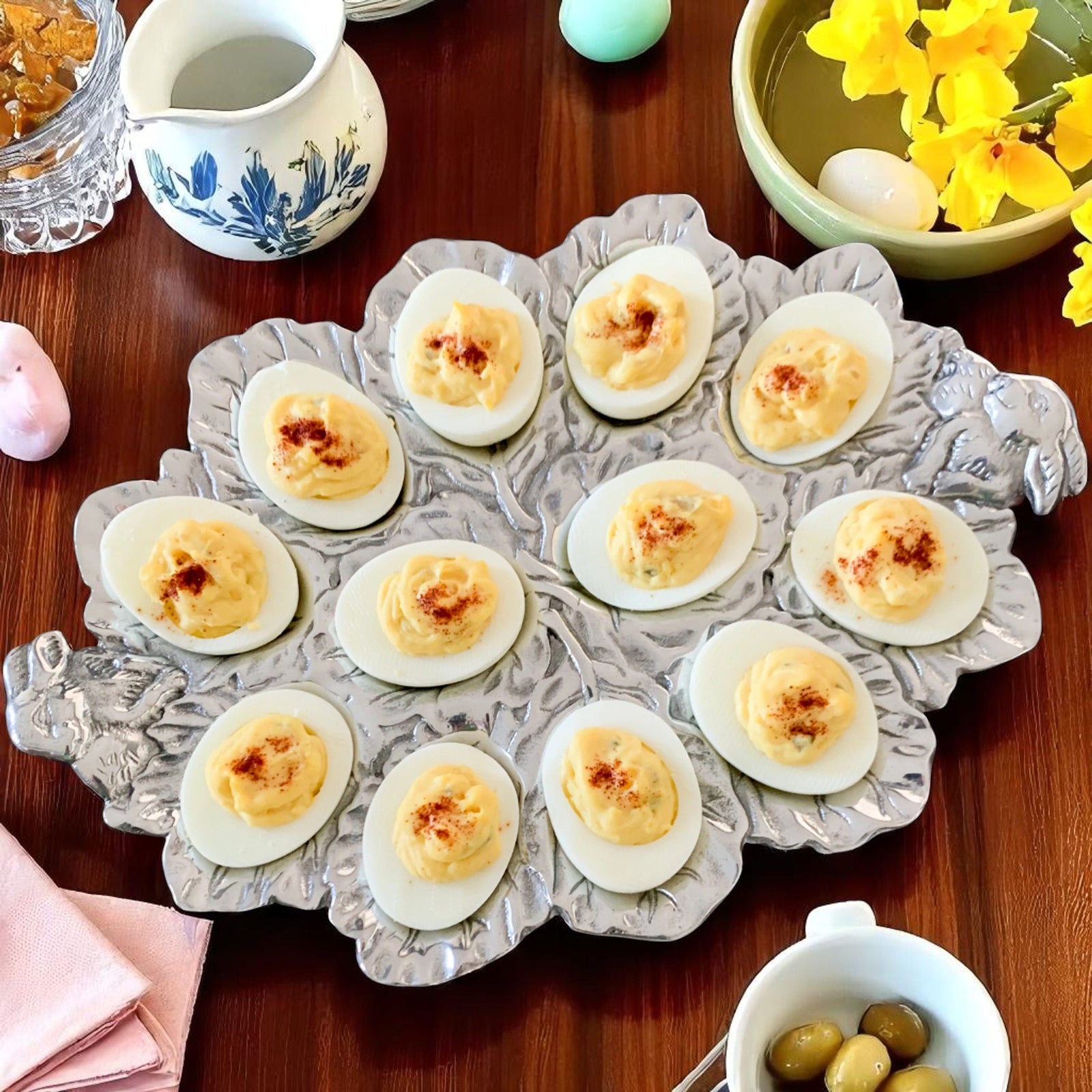 Arthur Court Bunny Bunny Deviled Egg Holder