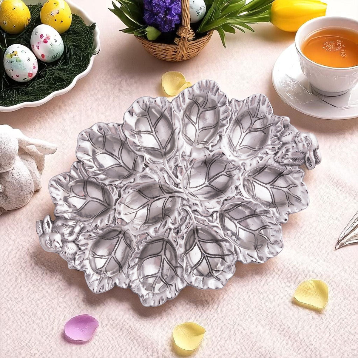 Arthur Court Bunny Bunny Deviled Egg Holder