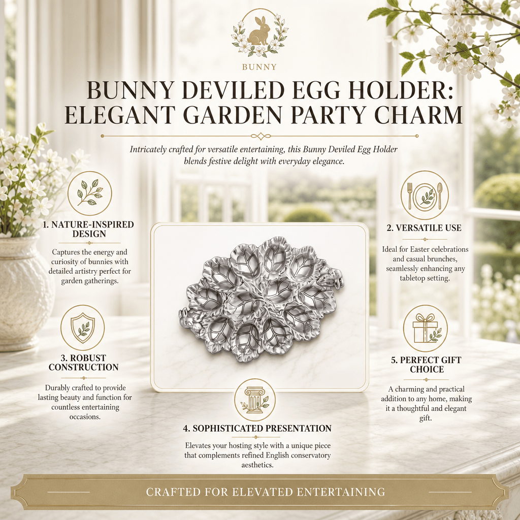 Arthur Court Bunny Bunny Deviled Egg Holder