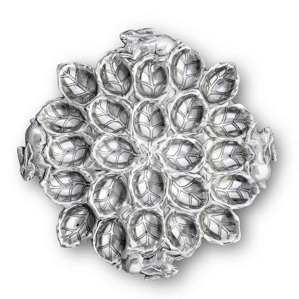 Arthur Court Bunny Bunny Deviled Egg Holder Large