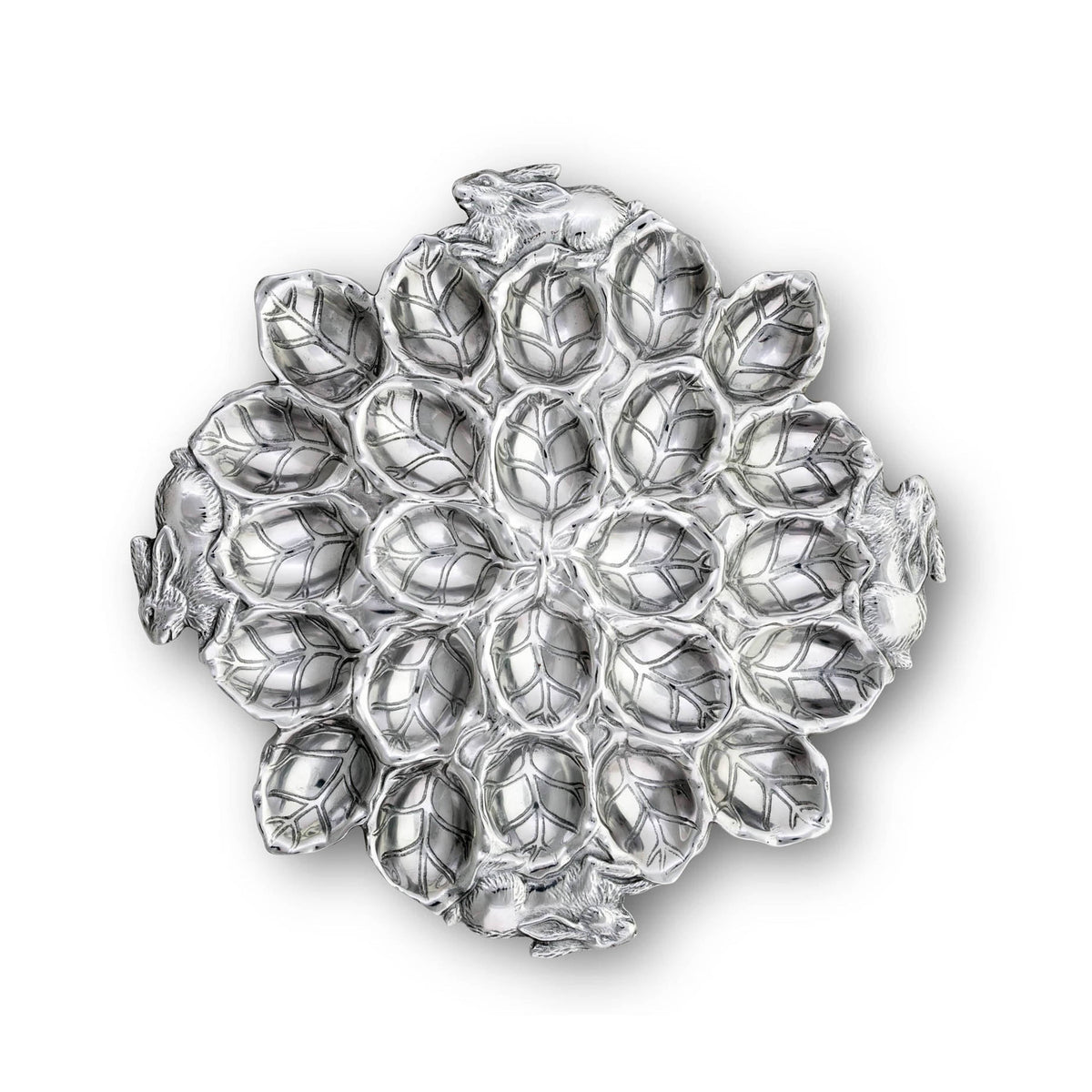 Arthur Court Bunny Bunny Deviled Egg Holder Large