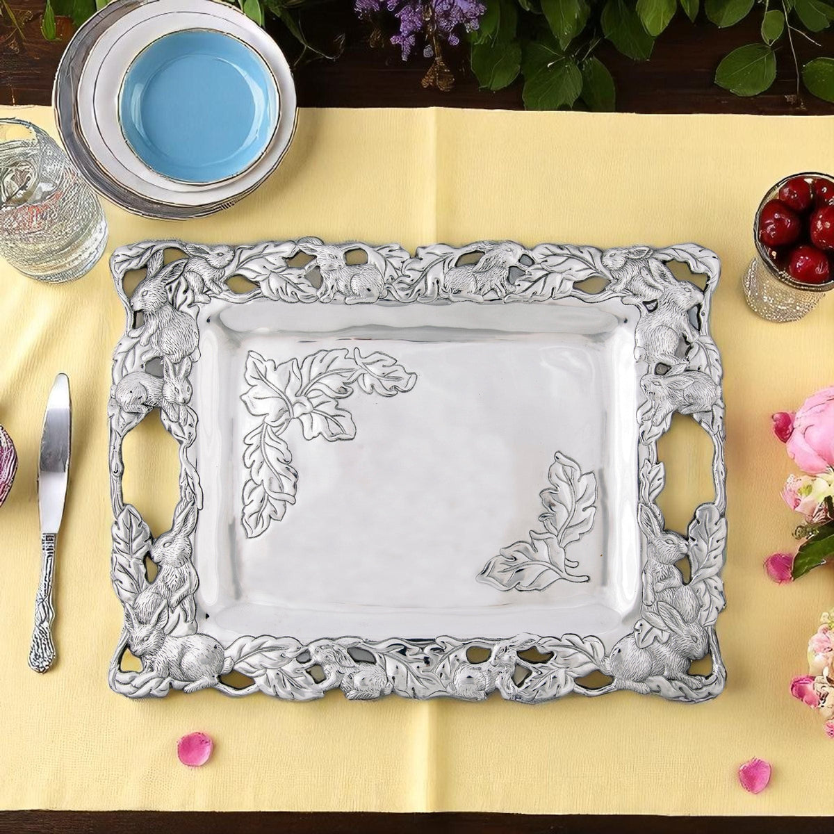 Arthur Court Bunny Bunny Large Platter
