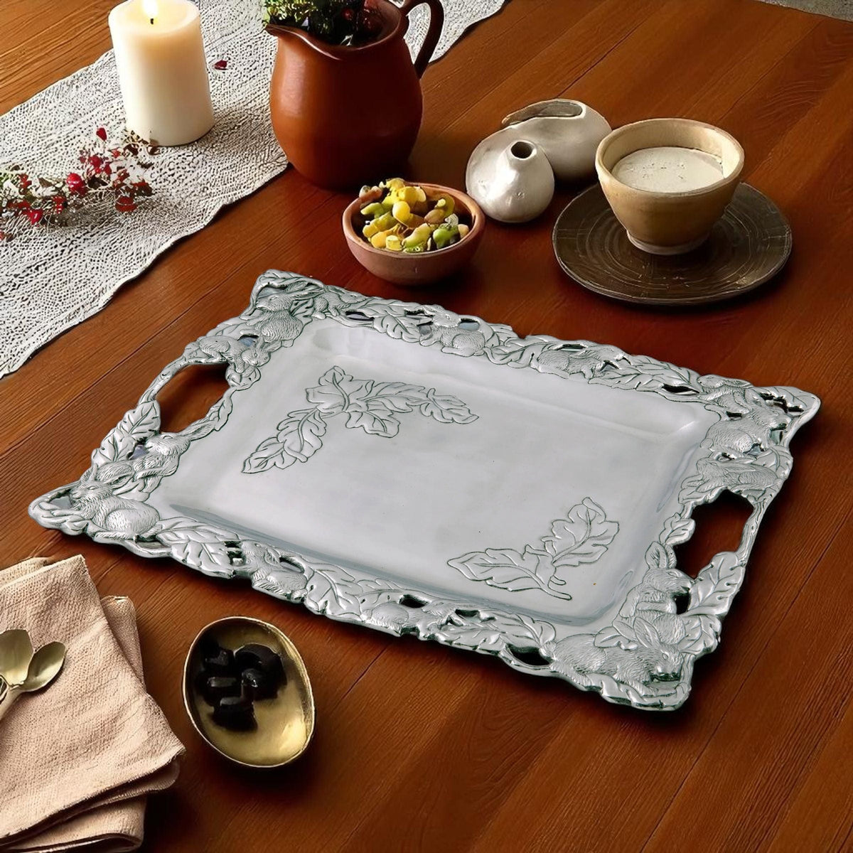 Arthur Court Bunny Bunny Large Platter