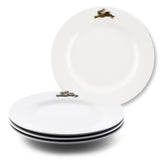 Arthur Court Bunny Bunny / Rabbit Melamine Lunch Plates - Set of 4