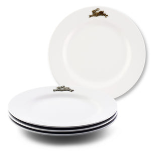 Arthur Court Bunny Bunny / Rabbit Melamine Lunch Plates - Set of 4