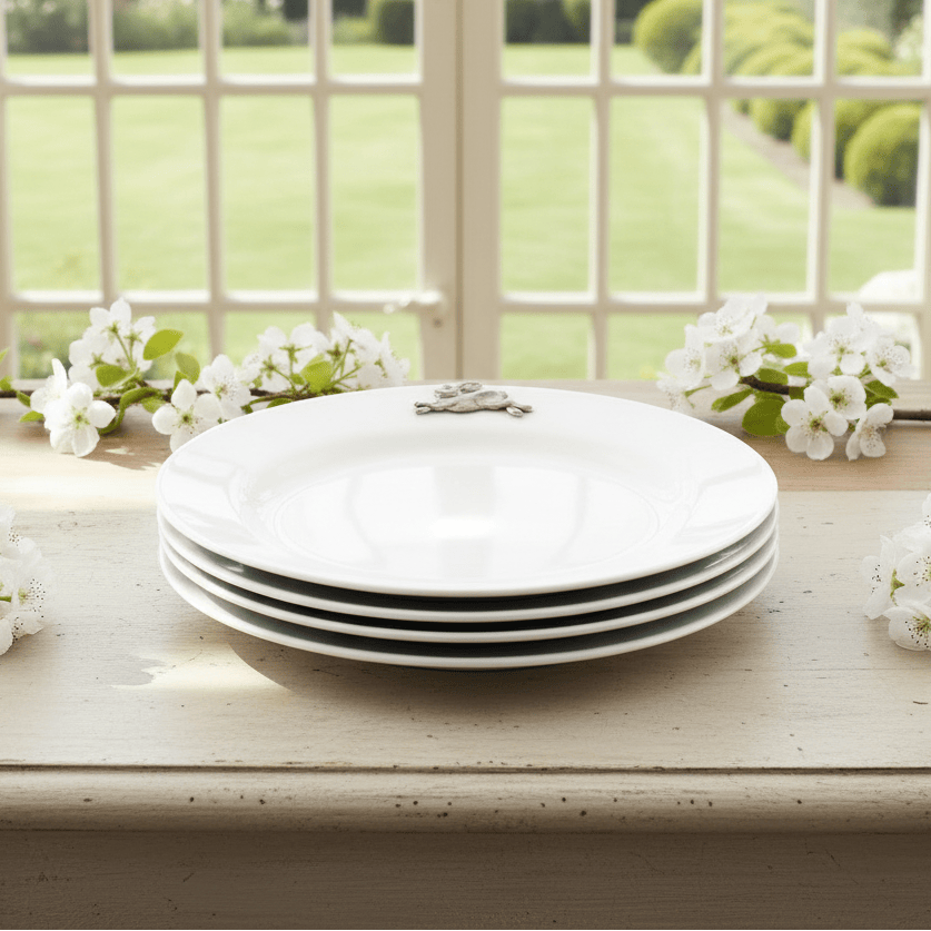Arthur Court Bunny Bunny / Rabbit Melamine Lunch Plates - Set of 4
