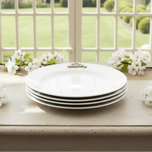 Arthur Court Bunny Bunny / Rabbit Melamine Lunch Plates - Set of 4