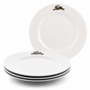 Arthur Court Bunny Bunny / Rabbit Melamine Lunch Plates - Set of 4