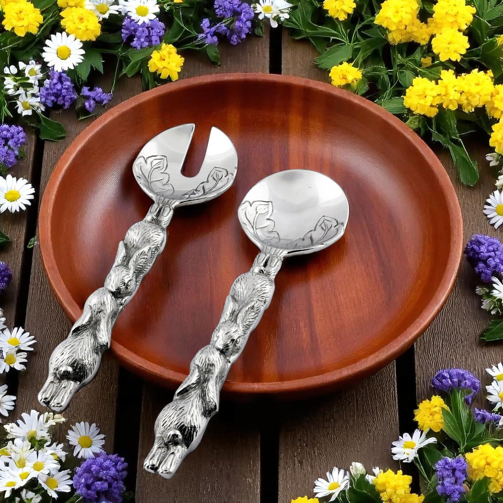 Arthur Court Bunny Bunny Serving Set
