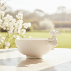 Arthur Court Bunny Porcelain Climbing Bunny Candy / Dip Bowl