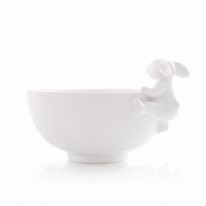 Arthur Court Bunny Porcelain Climbing Bunny Candy / Dip Bowl