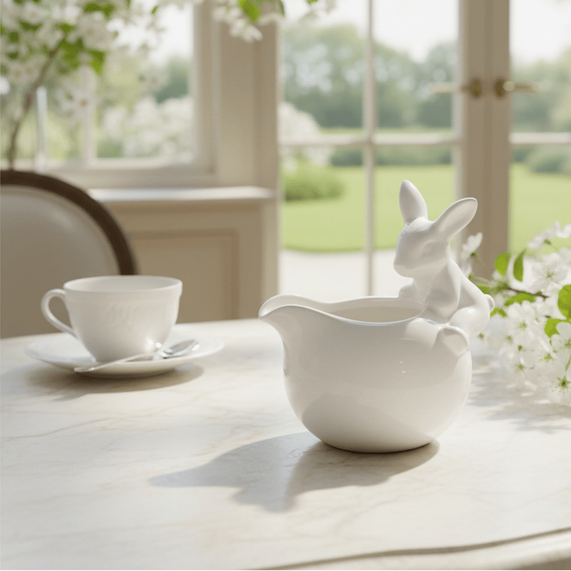 Arthur Court Bunny Porcelain Climbing Bunny Creamer