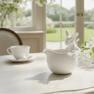 Arthur Court Bunny Porcelain Climbing Bunny Creamer