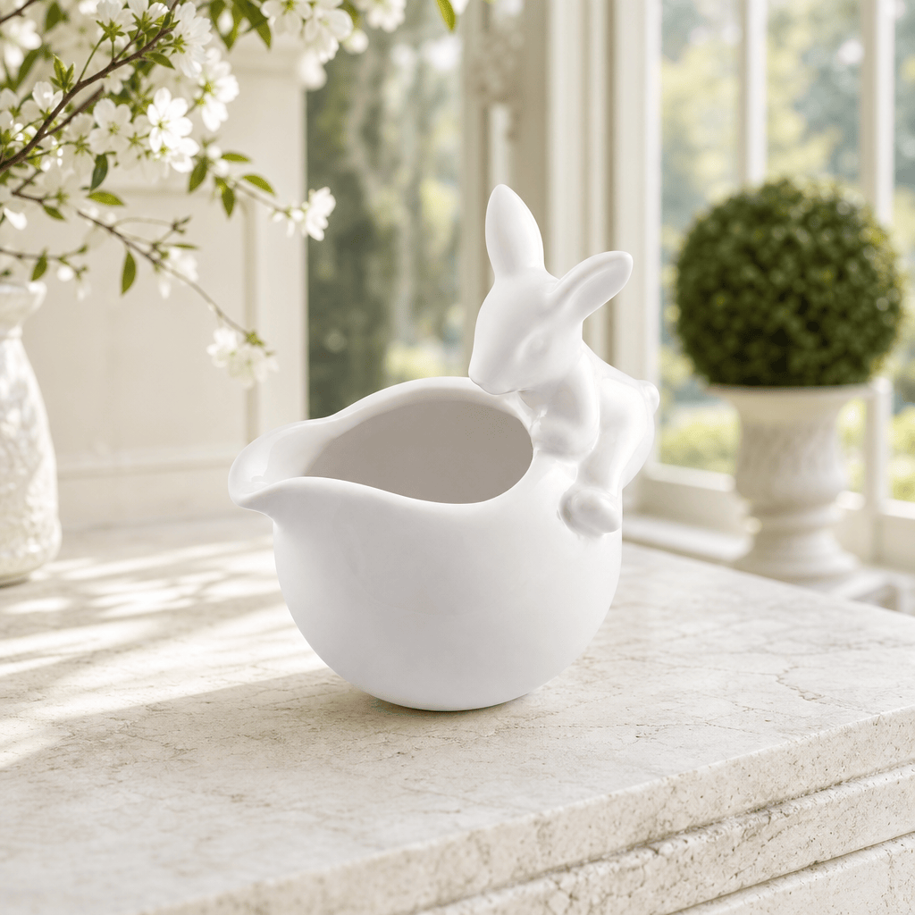 Arthur Court Bunny Porcelain Climbing Bunny Creamer