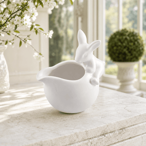 Arthur Court Bunny Porcelain Climbing Bunny Creamer