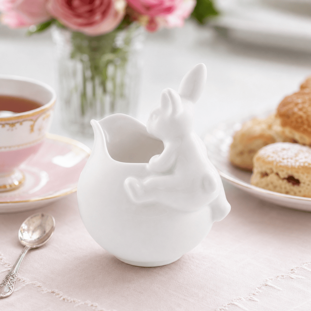 Arthur Court Bunny Porcelain Climbing Bunny Creamer