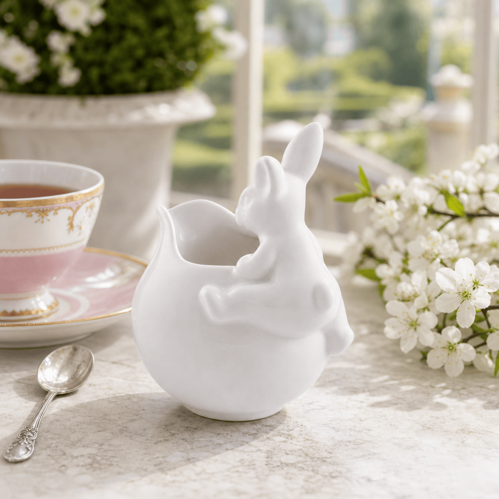 Arthur Court Bunny Porcelain Climbing Bunny Creamer