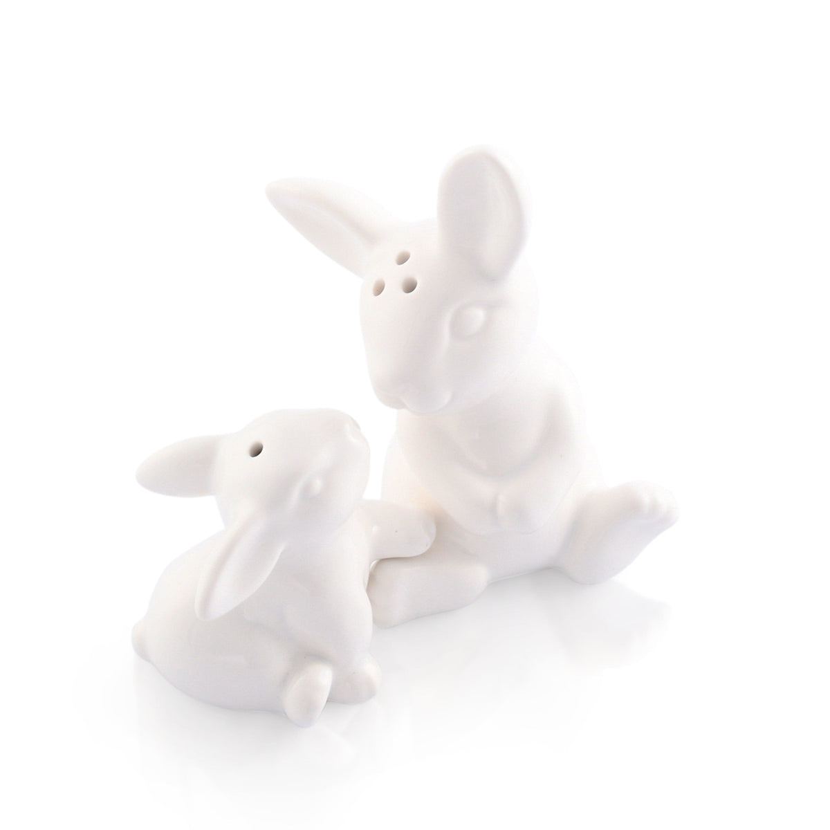 Arthur Court Bunny Porcelain Mother and Son Bunny Salt and Pepper