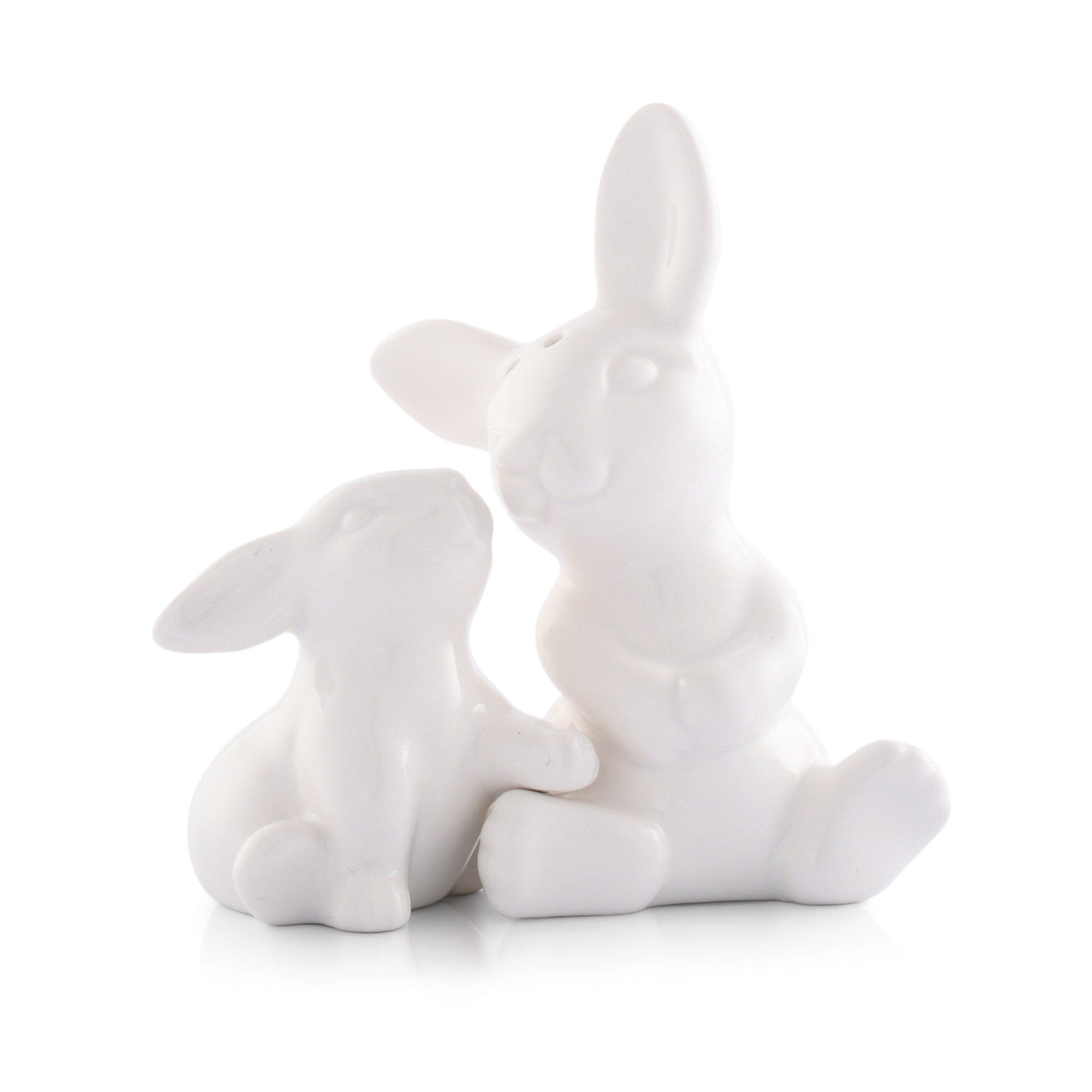 Arthur Court Bunny Porcelain Mother and Son Bunny Salt and Pepper