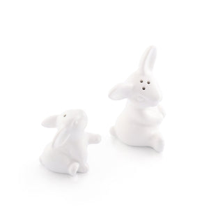 Arthur Court Bunny Porcelain Mother and Son Bunny Salt and Pepper