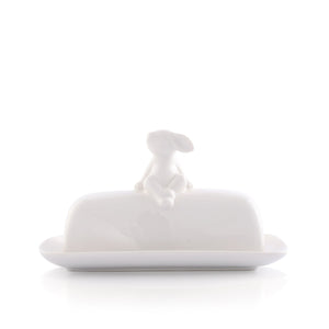 Arthur Court Bunny Porcelain Setting Bunny Butter Dish