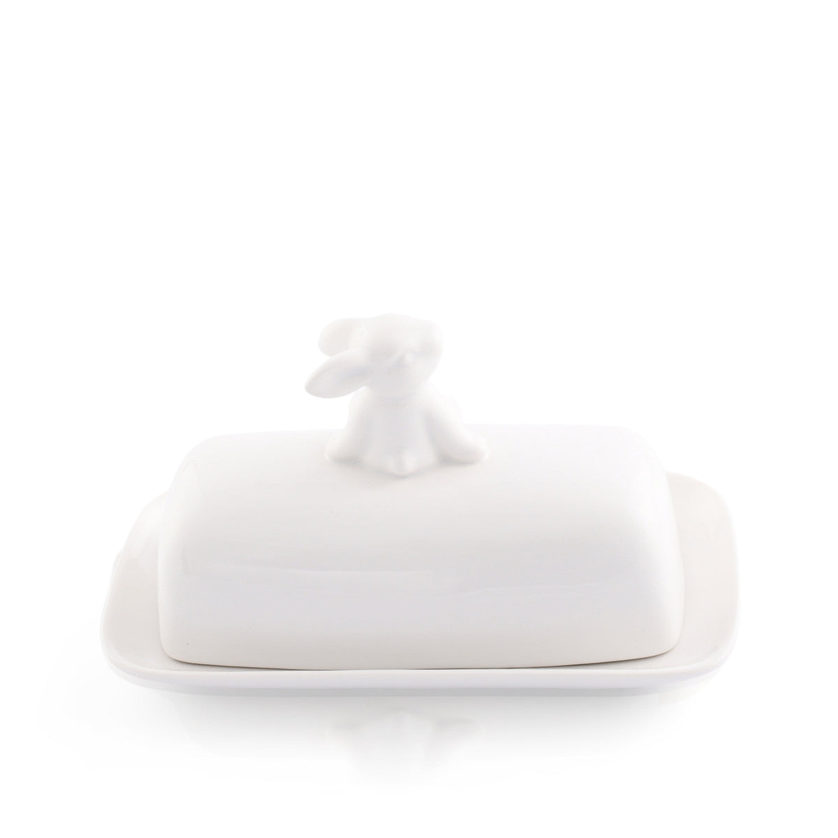Arthur Court Bunny Porcelain Sitting Bunny Butter Dish