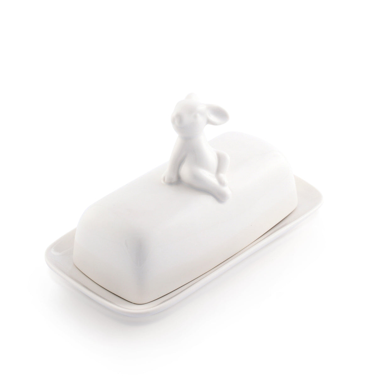 Arthur Court Bunny Porcelain Sitting Bunny Butter Dish