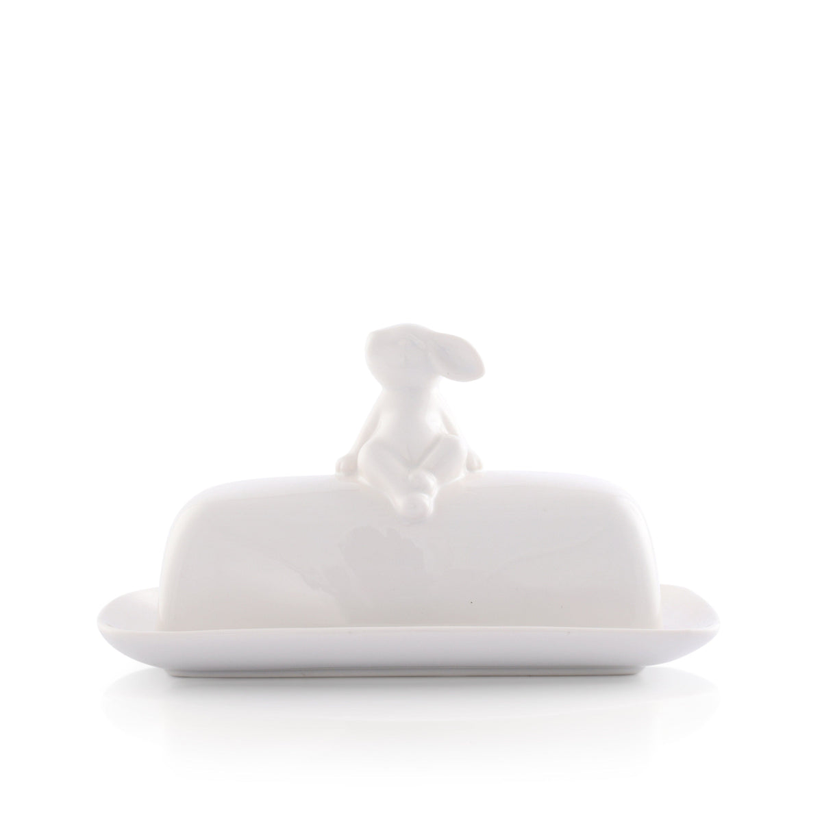 Arthur Court Bunny Porcelain Sitting Bunny Butter Dish