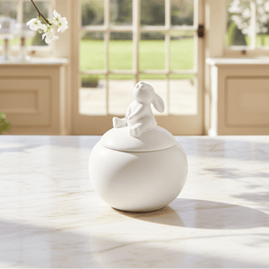 Arthur Court Bunny Porcelain Sitting Bunny Sugar Bowl
