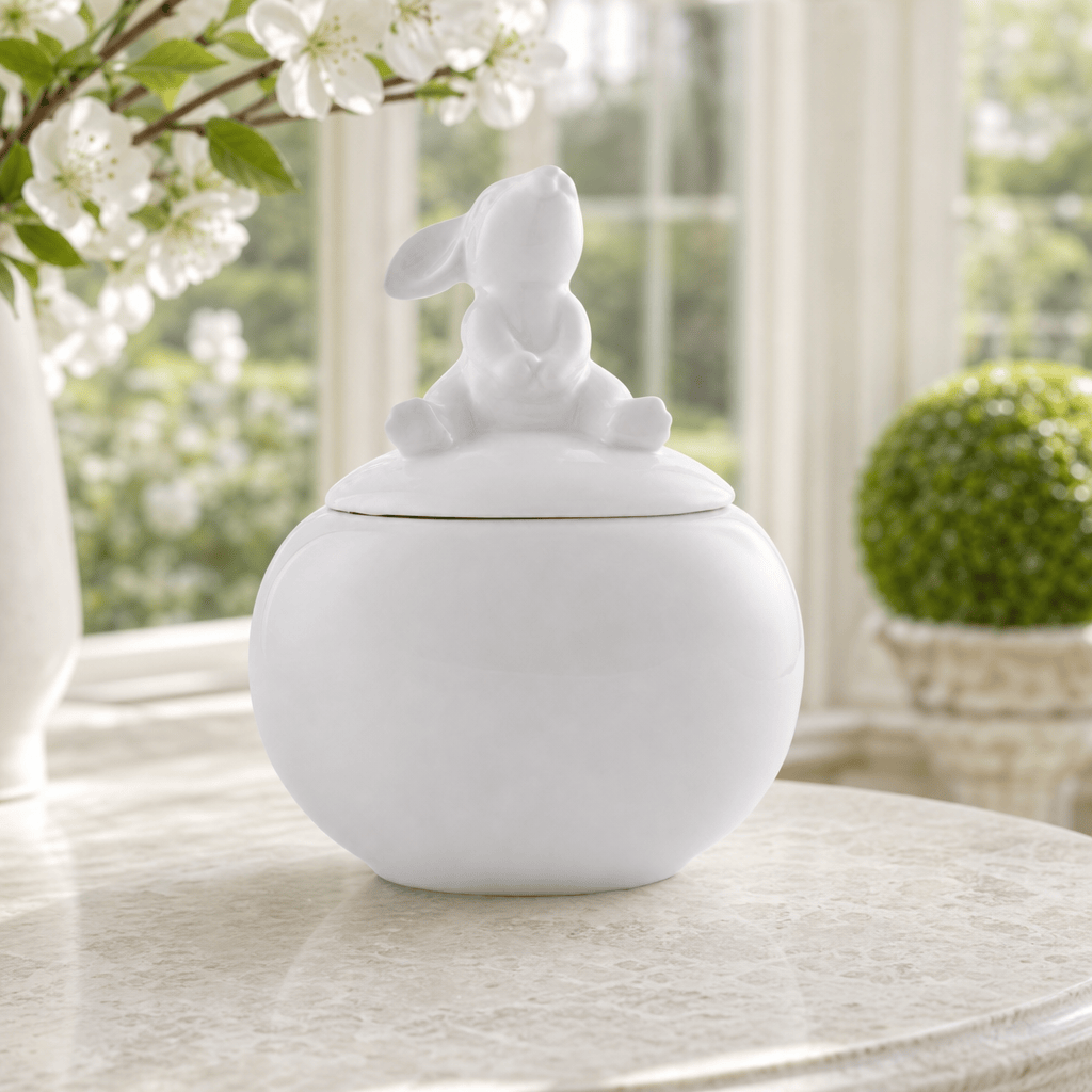 Arthur Court Bunny Porcelain Sitting Bunny Sugar Bowl
