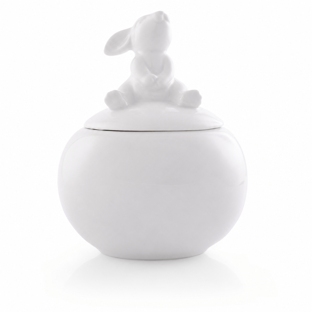 Arthur Court Bunny Porcelain Sitting Bunny Sugar Bowl