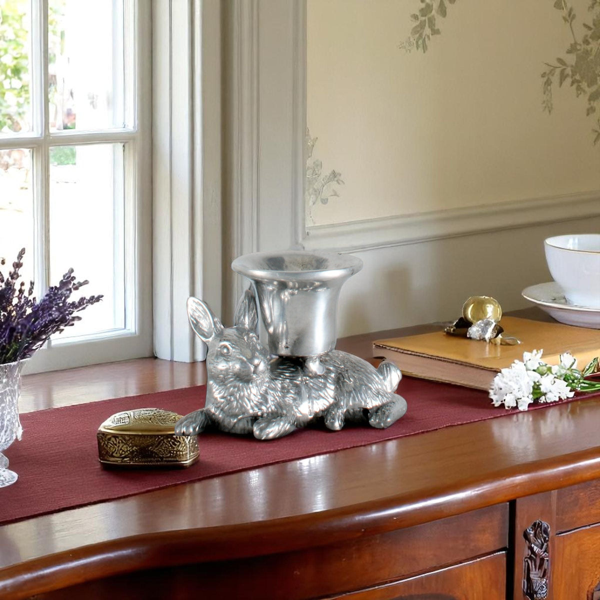 Arthur Court Bunny Rabbit candle holders